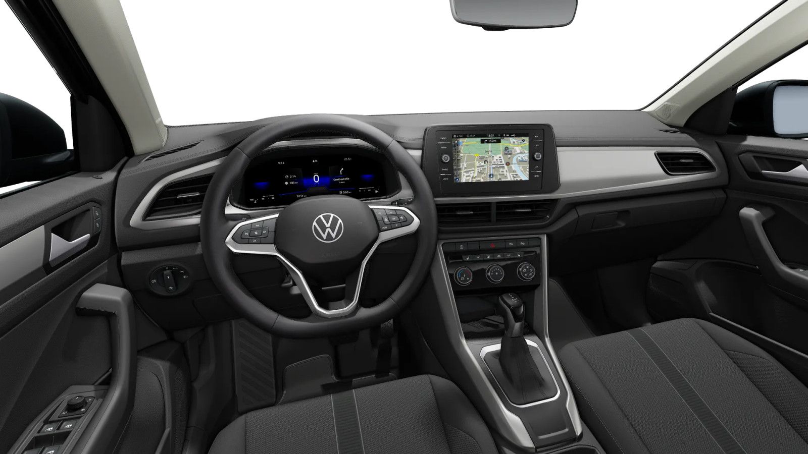 Volkswagen T-Roc 2025 г. Чёрный, пробег 23900 км