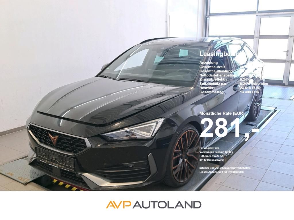 Cupra Leon 2024 г. Чёрный, пробег 39430 км