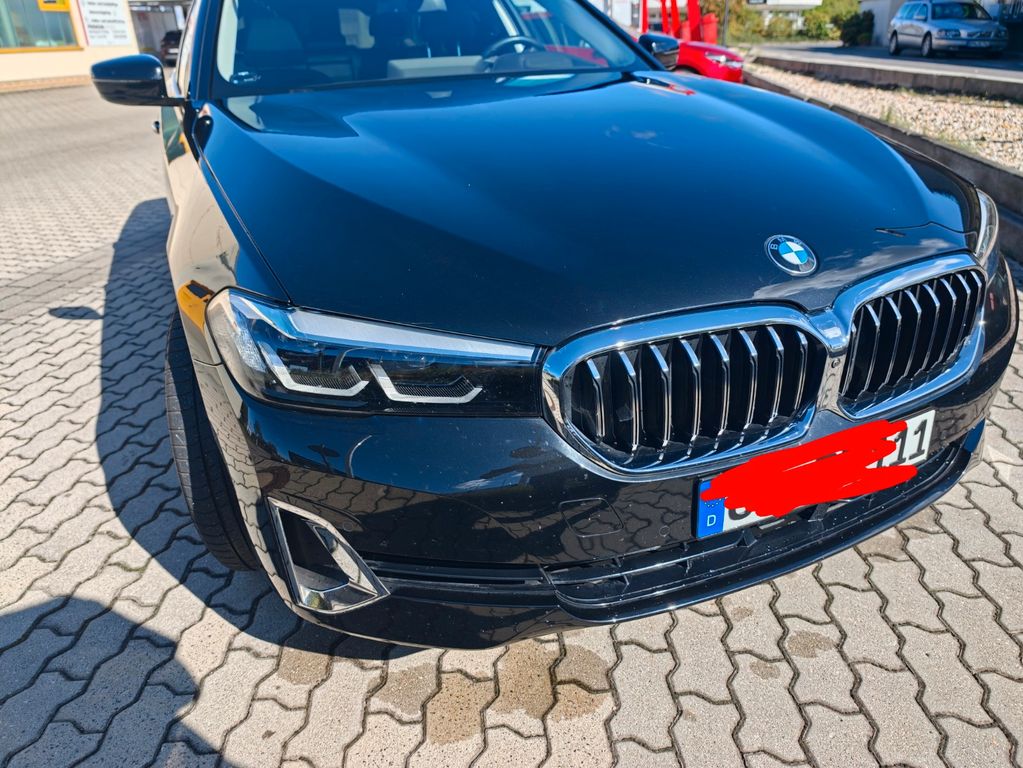 BMW 530 2023 г. Чёрный, пробег 56000 км
