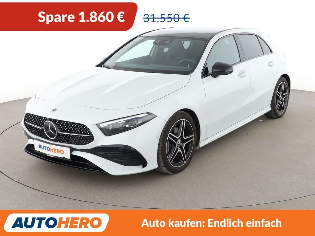 Mercedes-Benz A 200 2023 г. Белый, пробег 33122 км