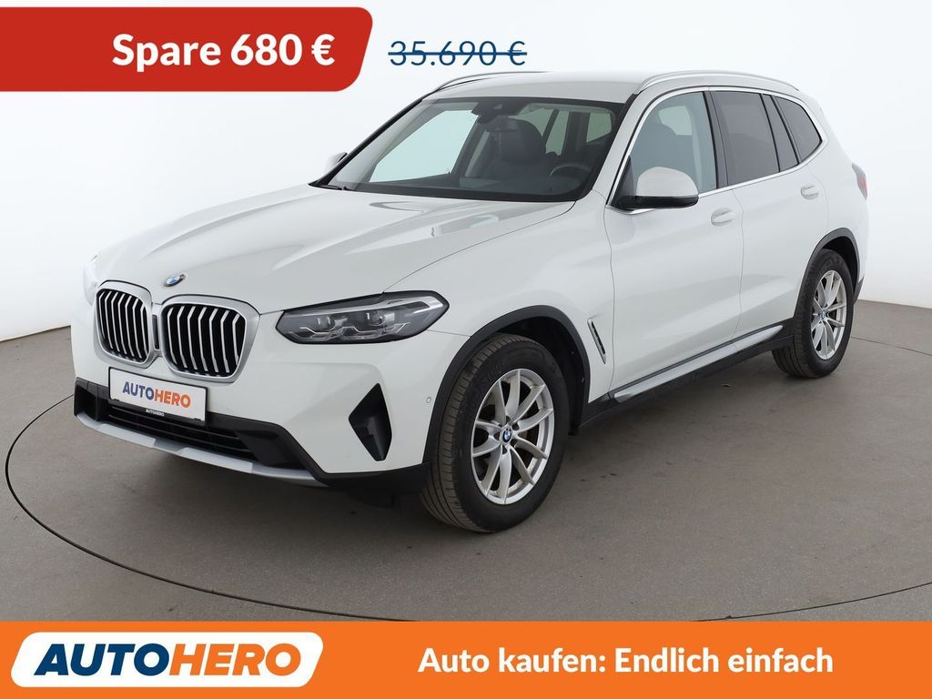 BMW X3 2023 г. Белый, пробег 47077 км