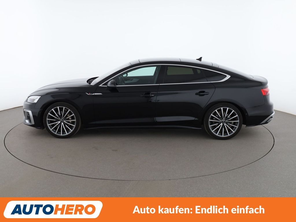 Audi A5 2021 г. Чёрный, пробег 55650 км