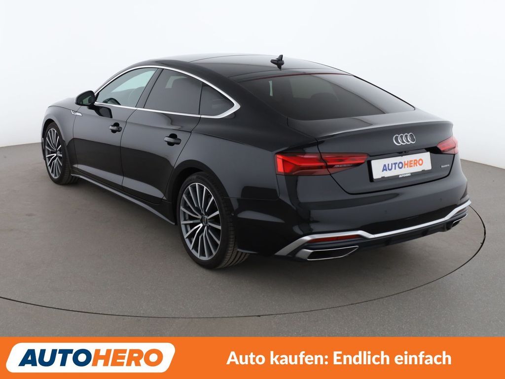Audi A5 2021 г. Чёрный, пробег 55650 км