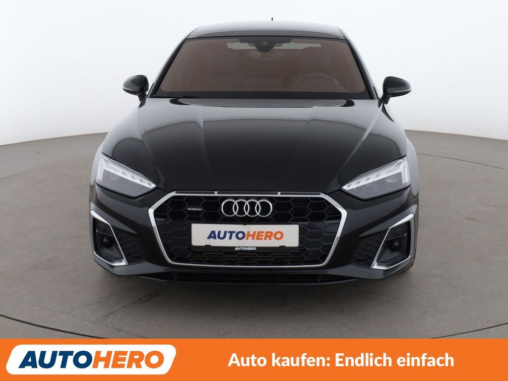Audi A5 2021 г. Чёрный, пробег 55650 км