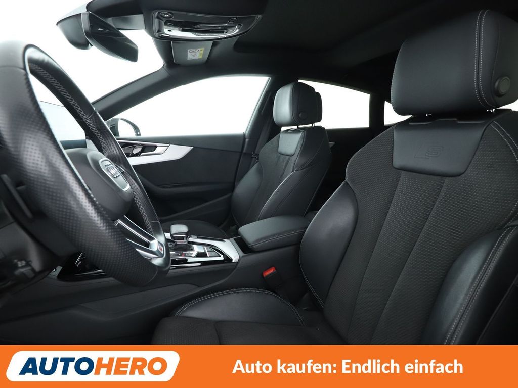 Audi A5 2021 г. Чёрный, пробег 55650 км