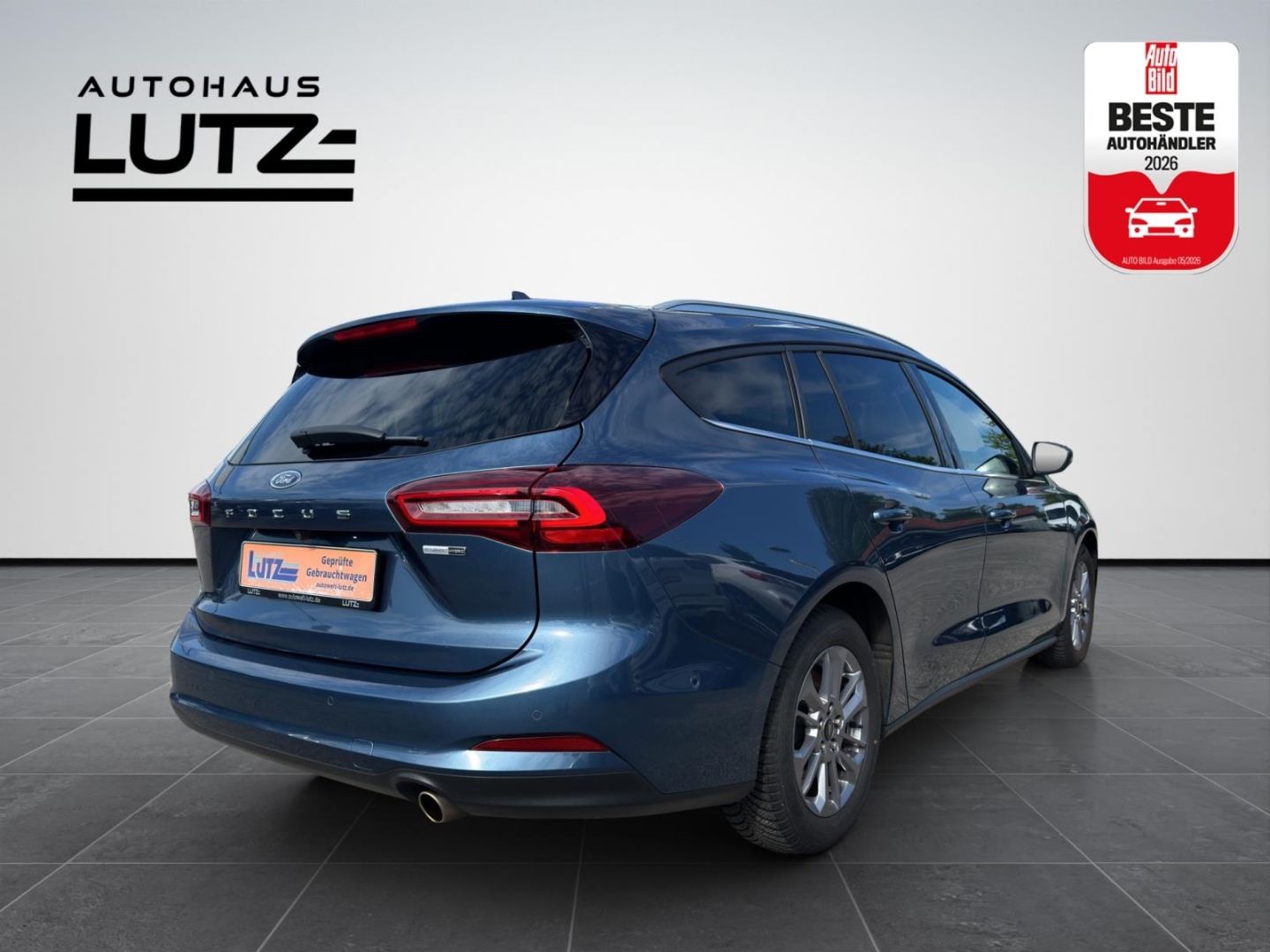 Ford Focus 2022 г. Синий, пробег 47900 км