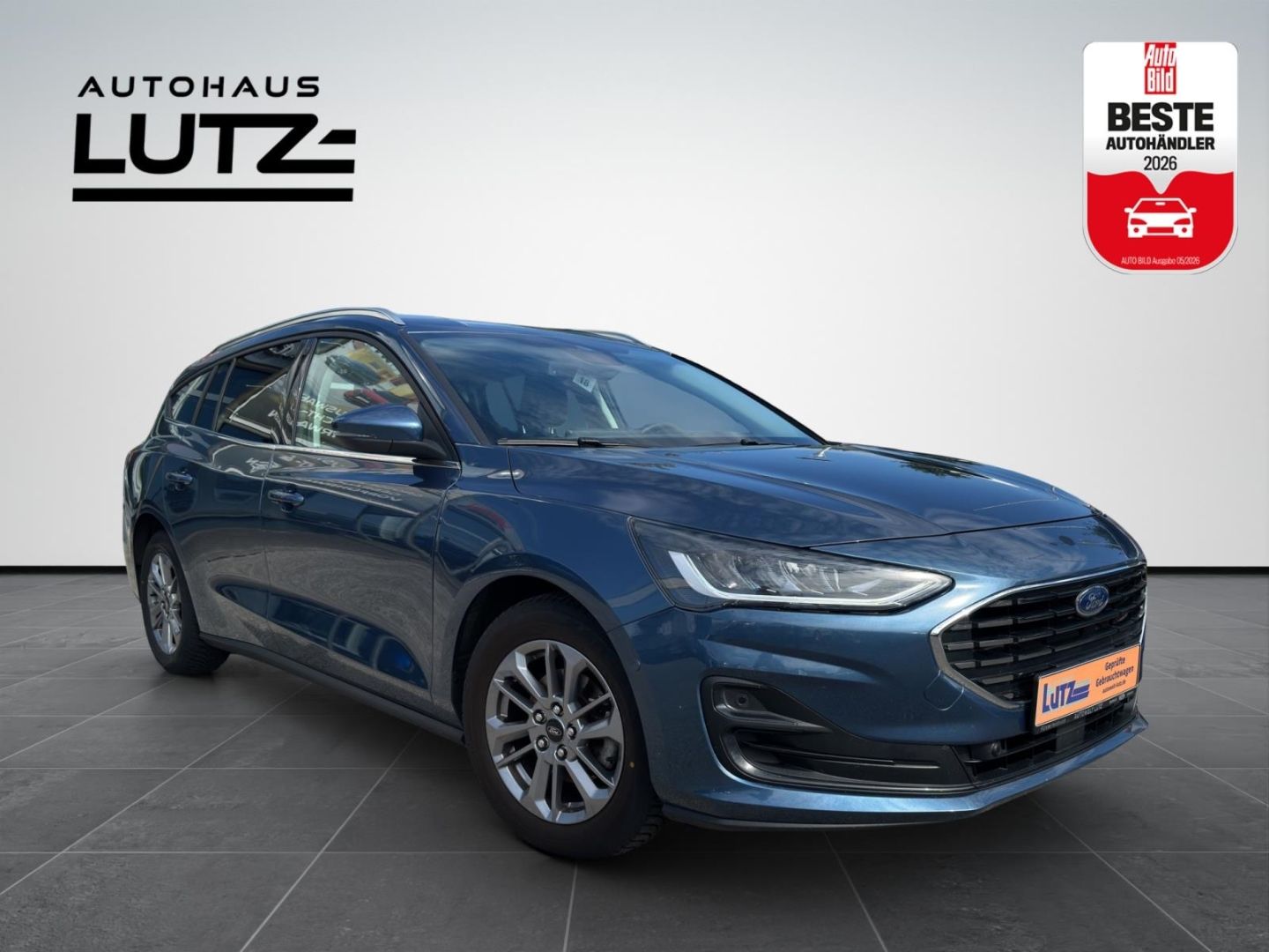 Ford Focus 2022 г. Синий, пробег 47900 км