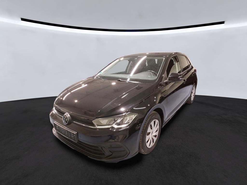 Volkswagen Polo 2023 г. Чёрный, пробег 50486 км