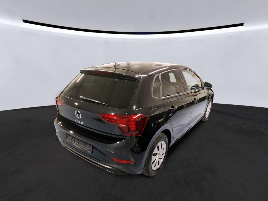 Volkswagen Polo 2023 г. Чёрный, пробег 50486 км