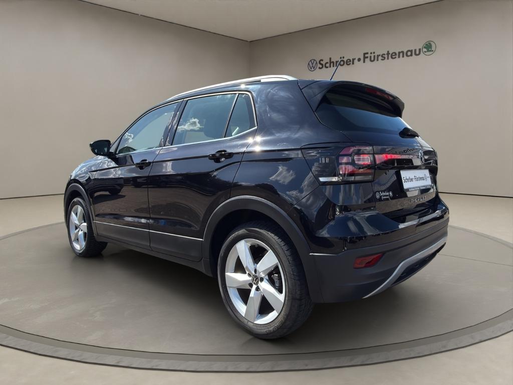 Volkswagen T-Cross 2022 г. Чёрный, пробег 46800 км