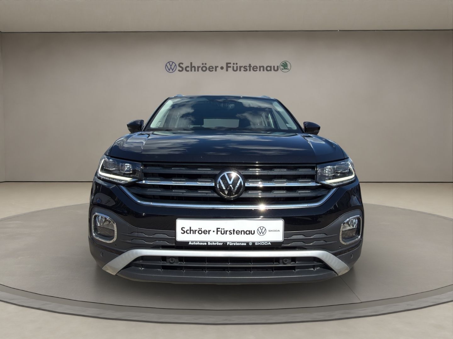 Volkswagen T-Cross 2022 г. Чёрный, пробег 46800 км