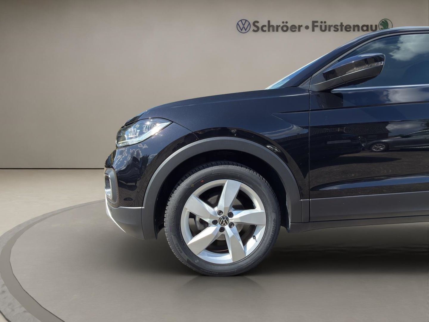 Volkswagen T-Cross 2022 г. Чёрный, пробег 46800 км