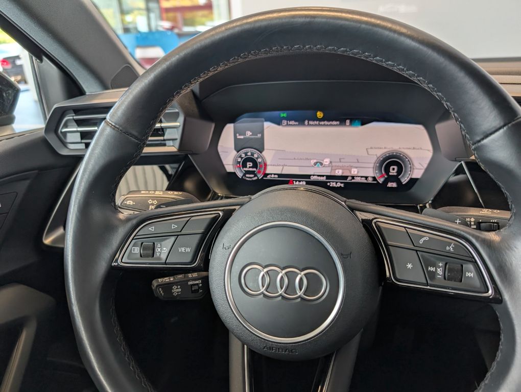 Audi A3 2022 г. Чёрный, пробег 41672 км