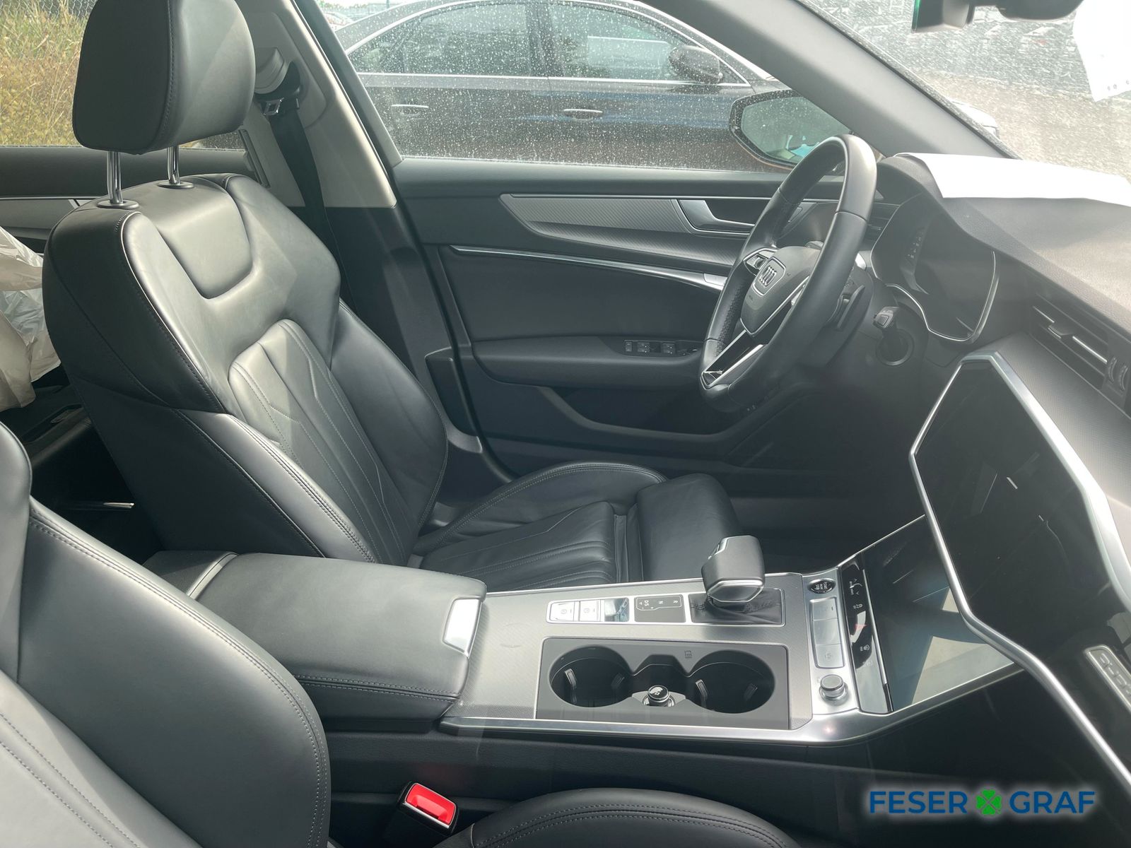 Audi A6 2023 г. Чёрный, пробег 51018 км