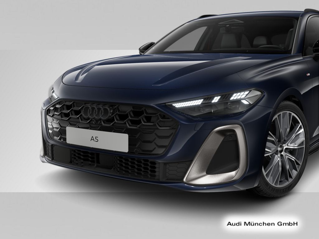 Audi A5 2025 г. Синий, пробег 6489 км
