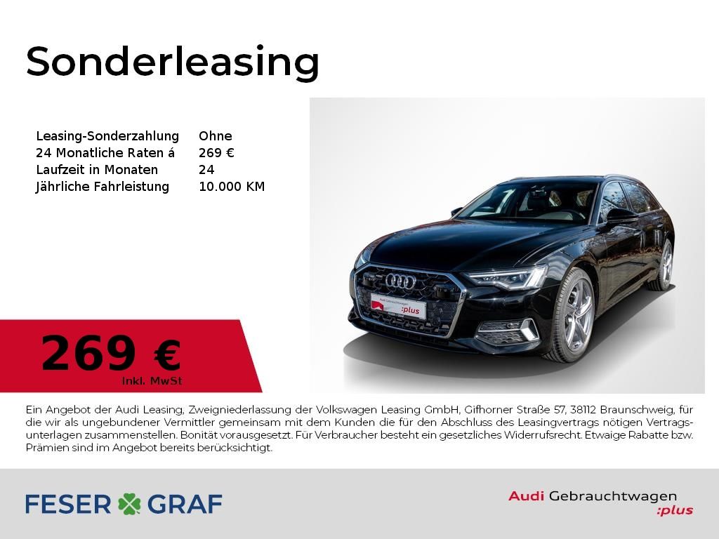Audi A6 2025 г. Чёрный, пробег 26561 км