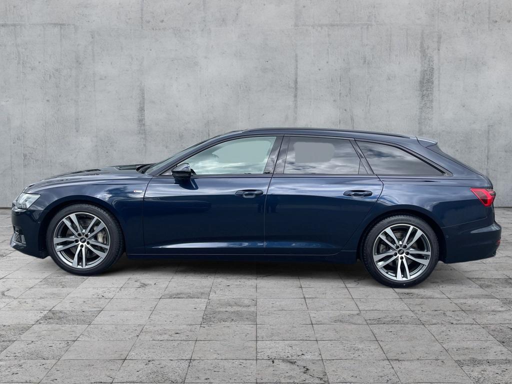 Audi A6 2022 г. Синий, пробег 33523 км