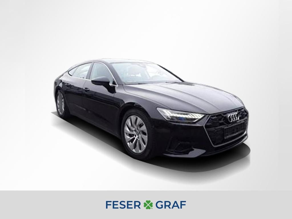Audi A7 2023 г. Чёрный, пробег 21200 км