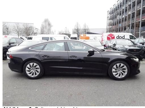 Audi A7 2023 г. Чёрный, пробег 21200 км