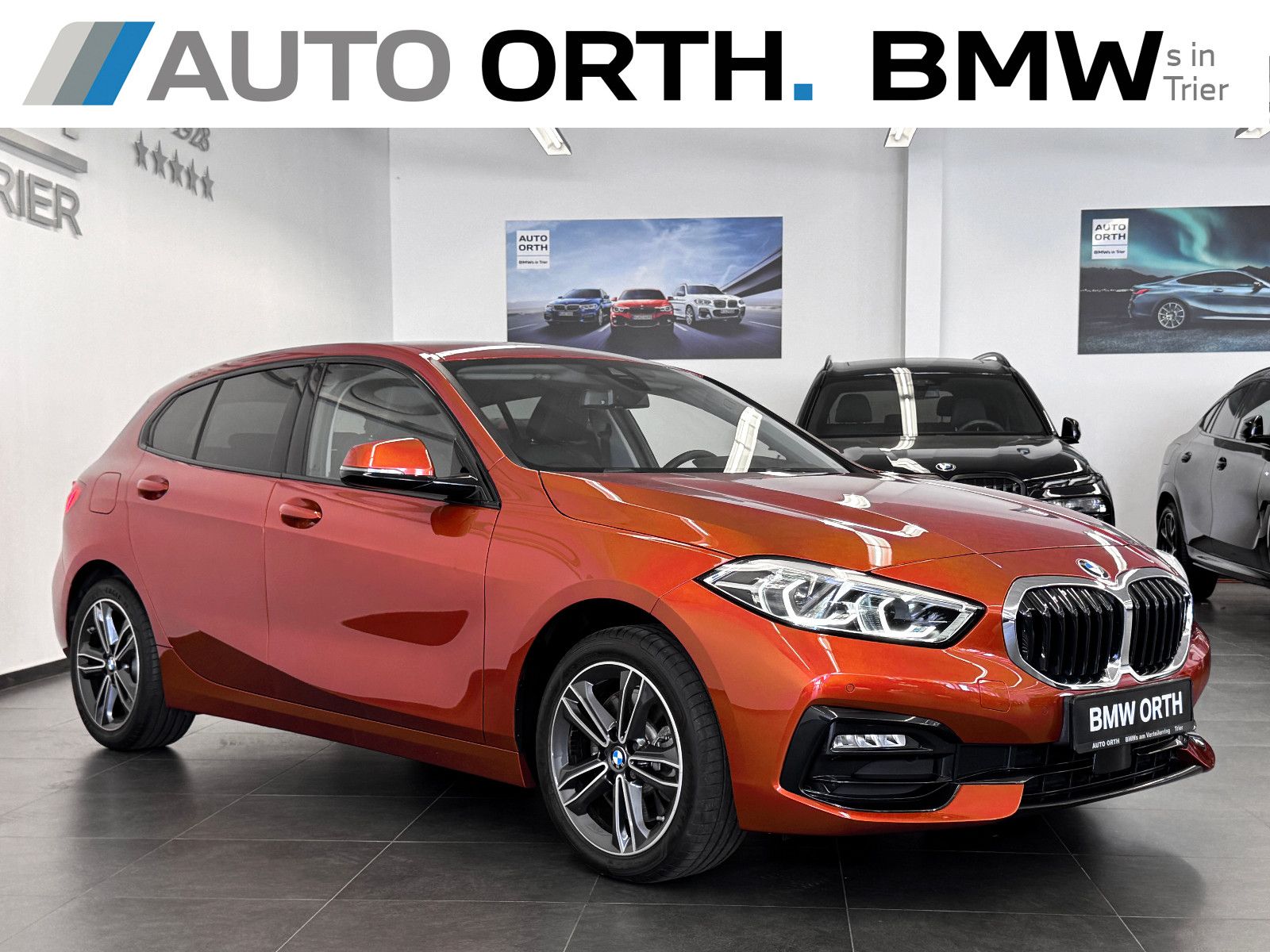 BMW 120 2021 г. Оранжевый, пробег 44300 км