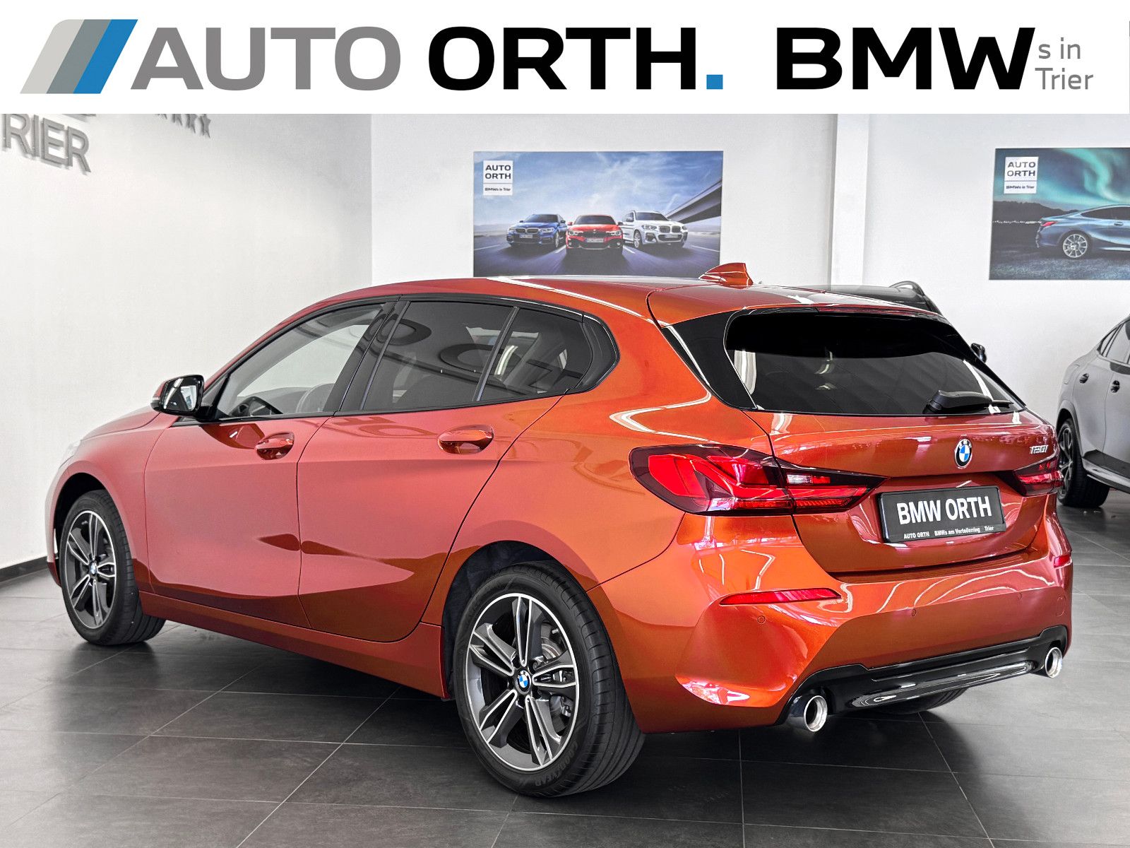 BMW 120 2021 г. Оранжевый, пробег 44300 км