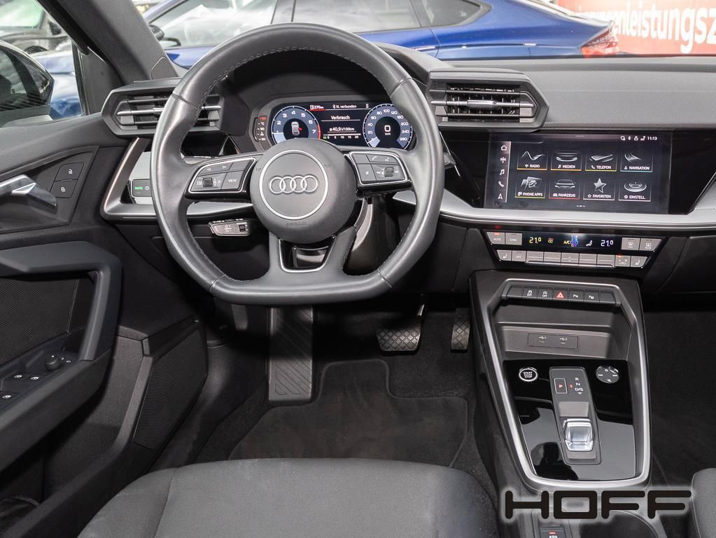 Audi A3 2023 г. Чёрный, пробег 41900 км