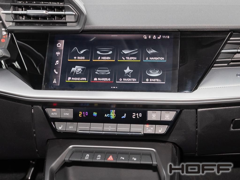 Audi A3 2023 г. Чёрный, пробег 41900 км