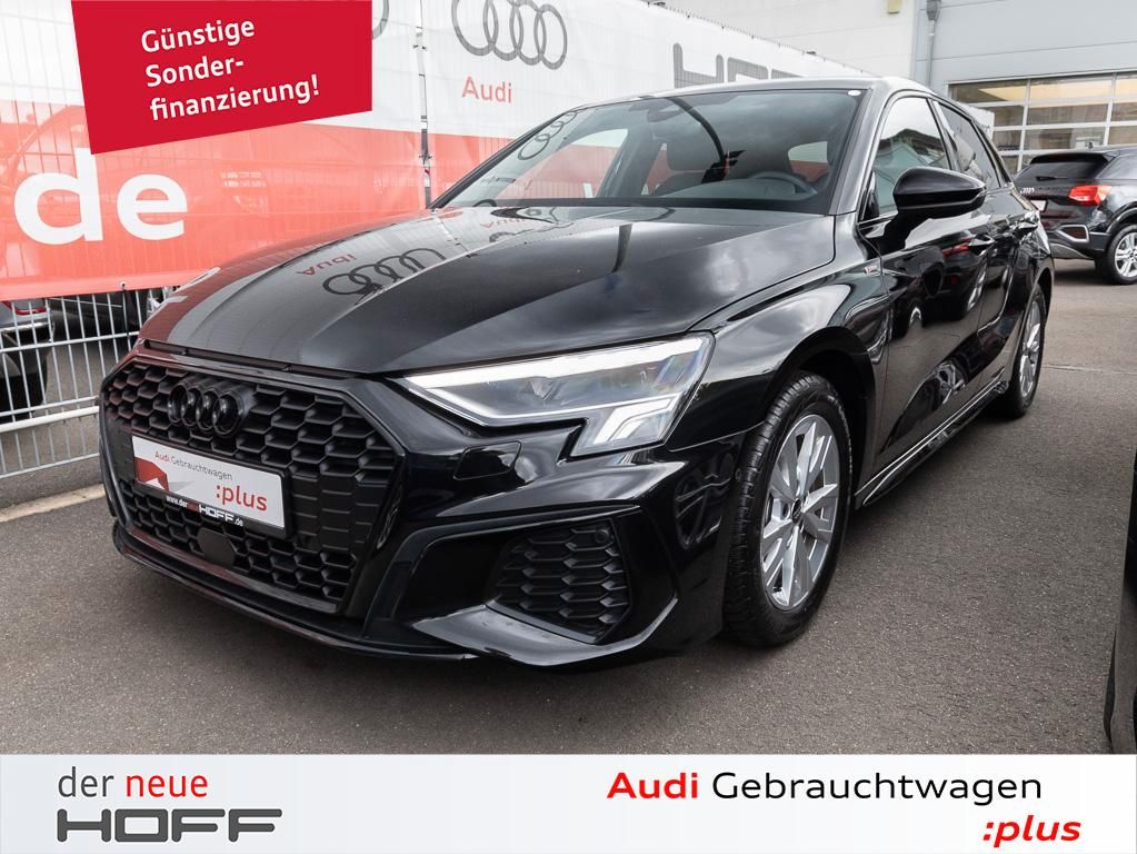 Audi A3 2023 г. Чёрный, пробег 41900 км
