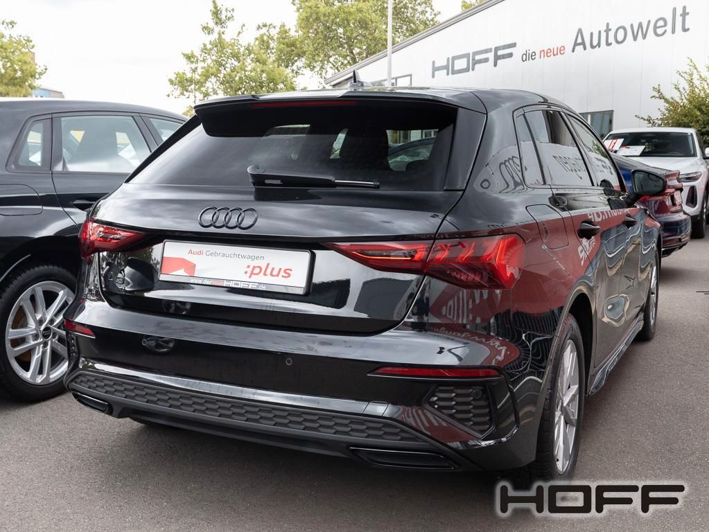 Audi A3 2023 г. Чёрный, пробег 41900 км
