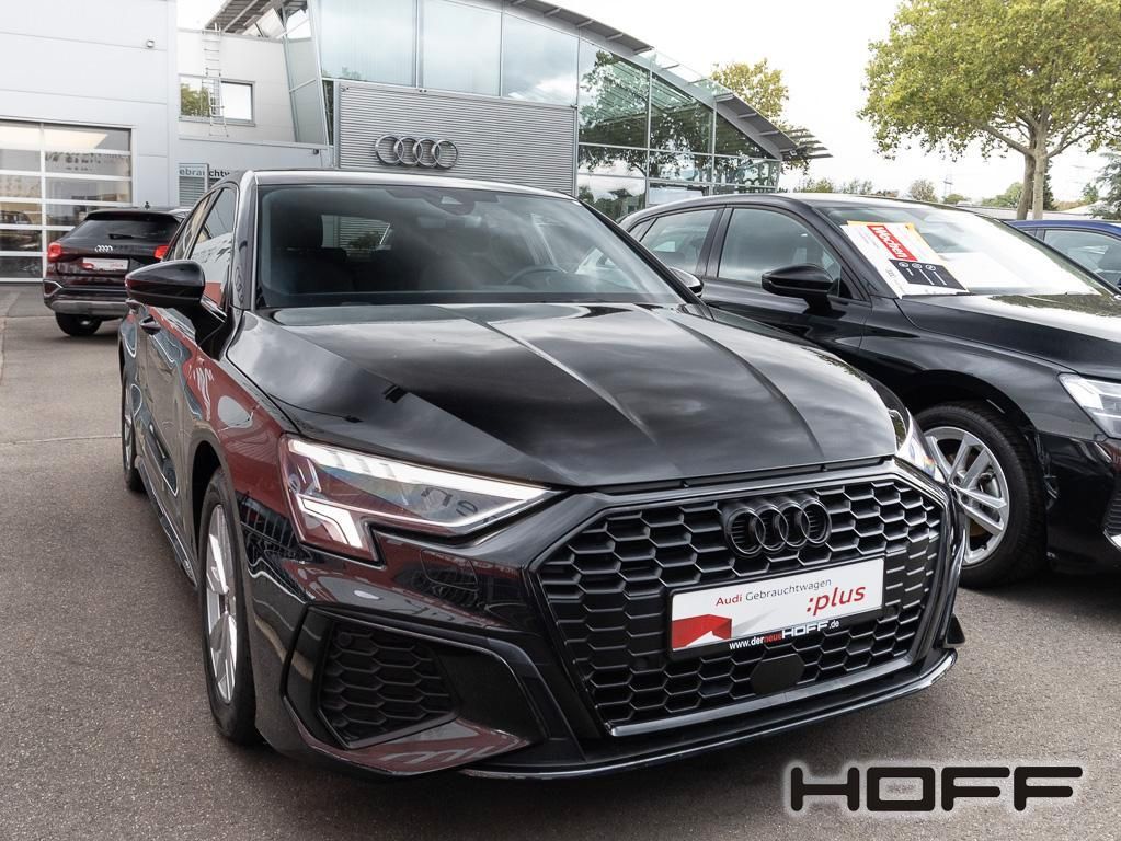 Audi A3 2023 г. Чёрный, пробег 41900 км