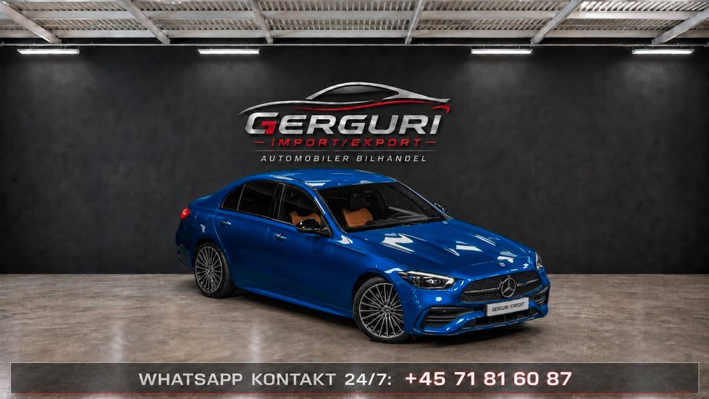 Mercedes-Benz C 200 2022 г. Синий, пробег 52000 км