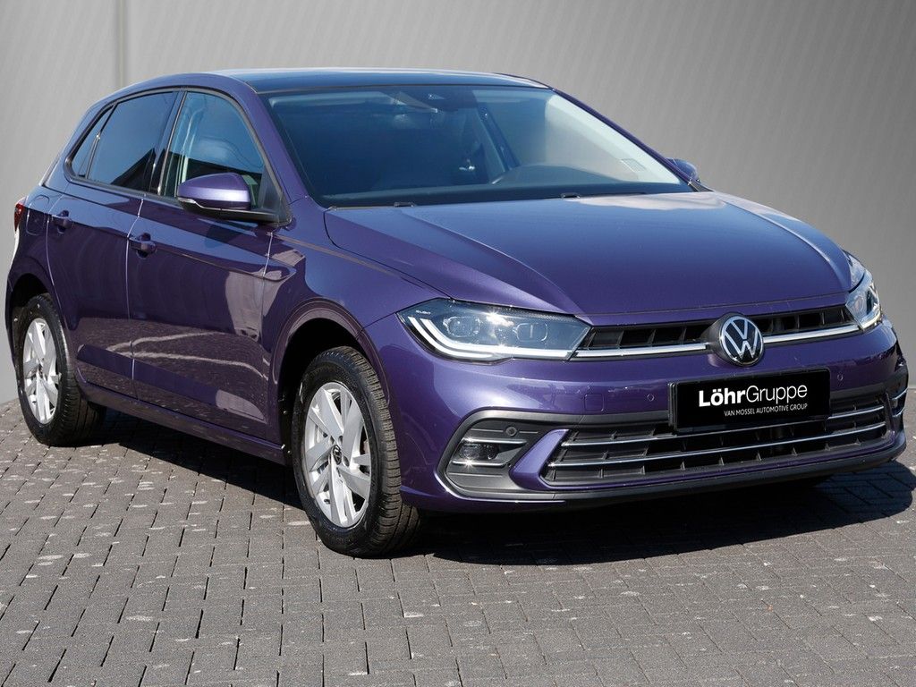 Volkswagen Polo 2022 г. Фиолетовый, пробег 41239 км