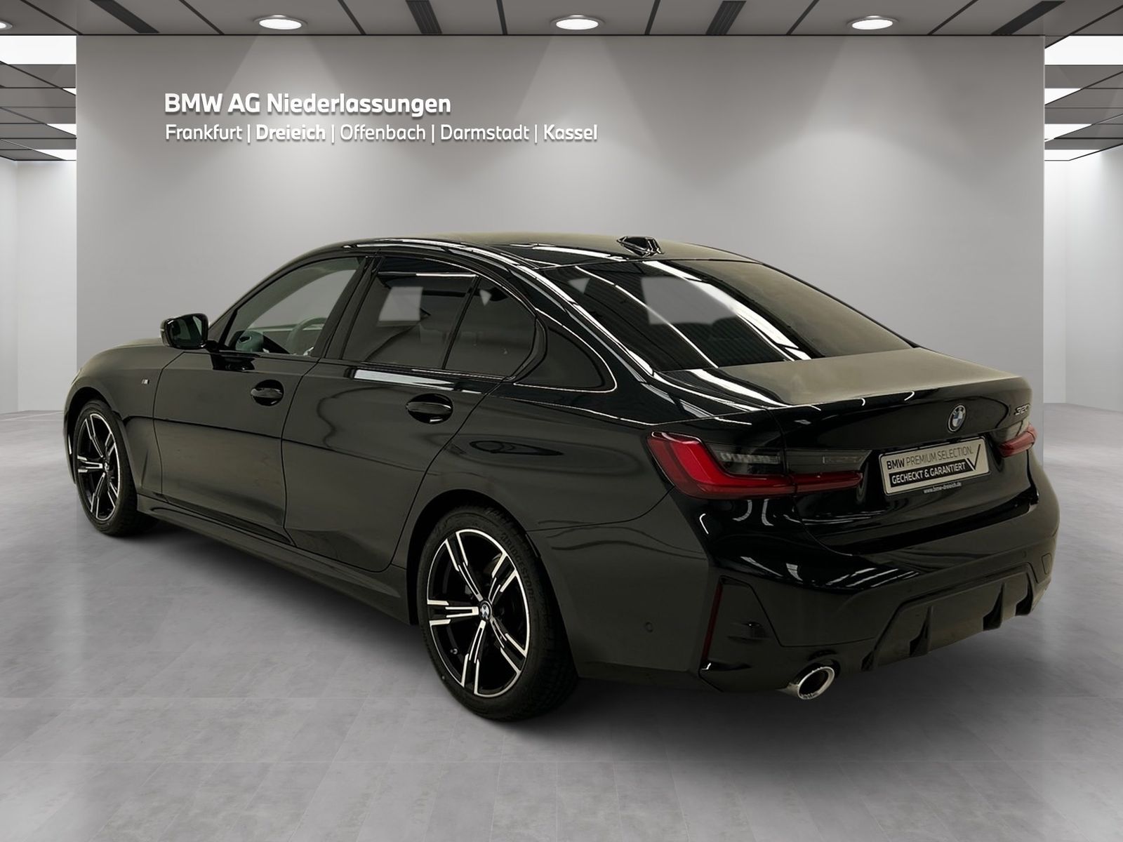 BMW 320 2025 г. Чёрный, пробег 24285 км