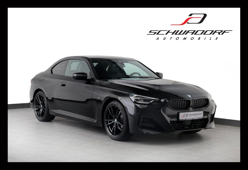 BMW 220 2022 г. Чёрный, пробег 59450 км