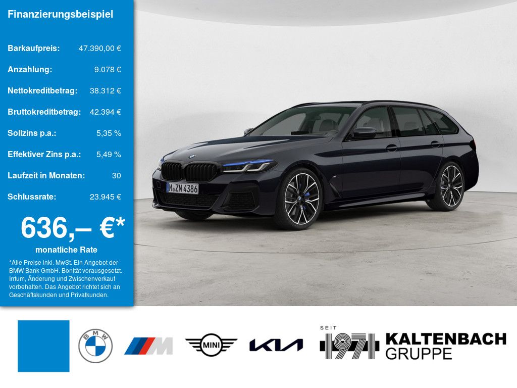 BMW 540 2023 г. Чёрный, пробег 54937 км