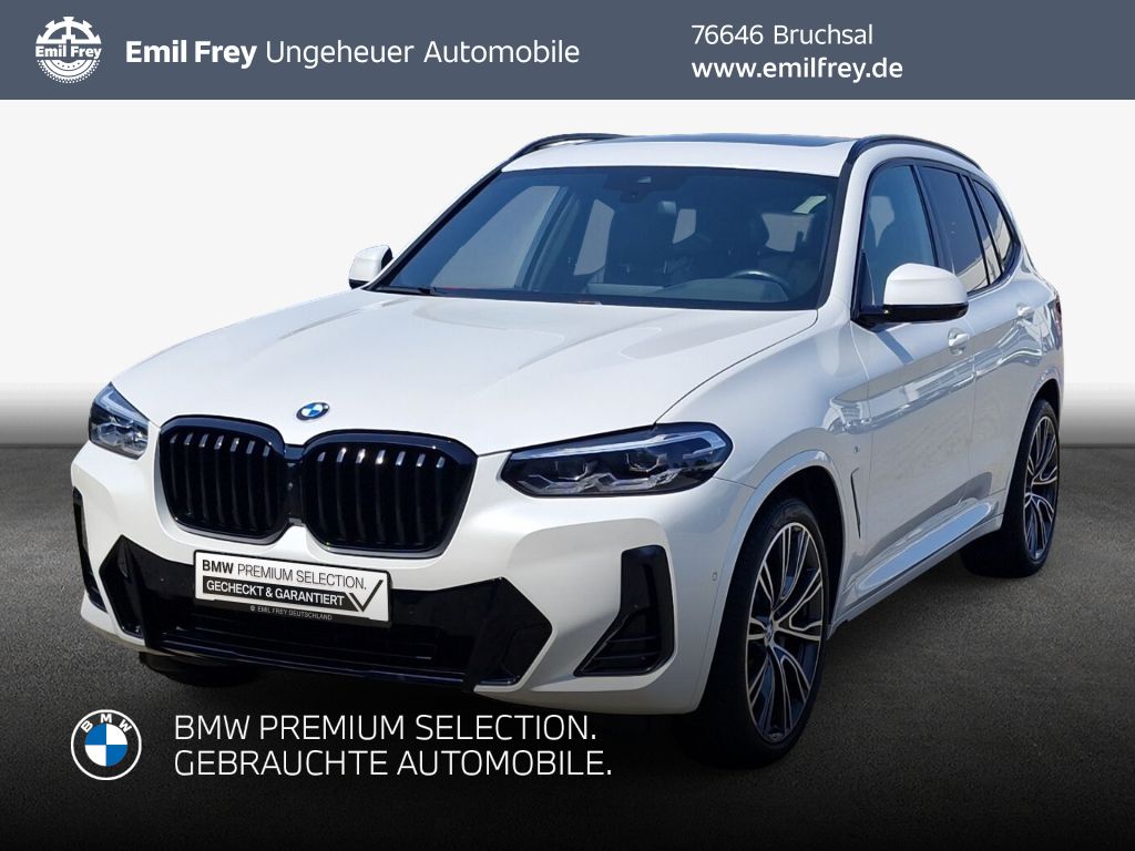 BMW X3 2022 г. Белый, пробег 40254 км
