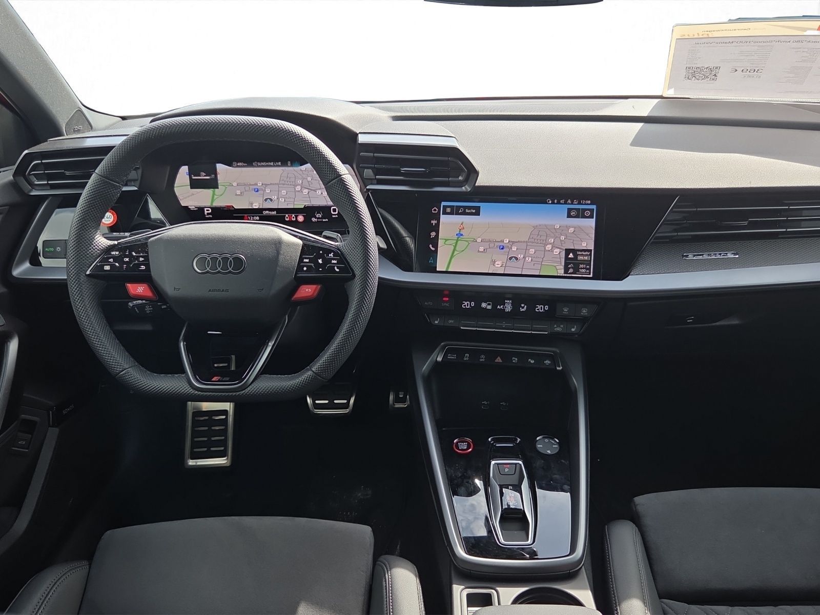 Audi RS3 2026 г. Красный, пробег 16880 км