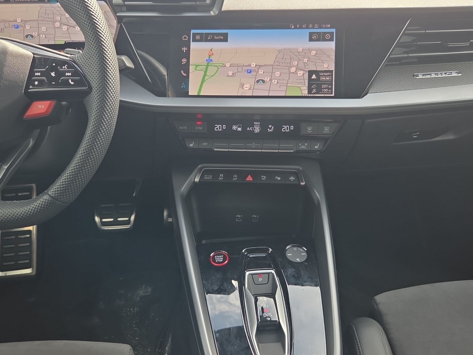Audi RS3 2026 г. Красный, пробег 16880 км