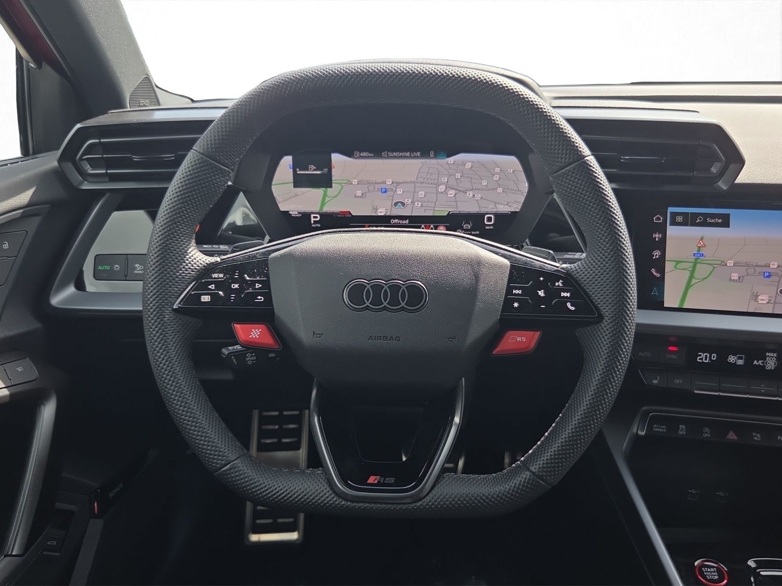 Audi RS3 2026 г. Красный, пробег 16880 км