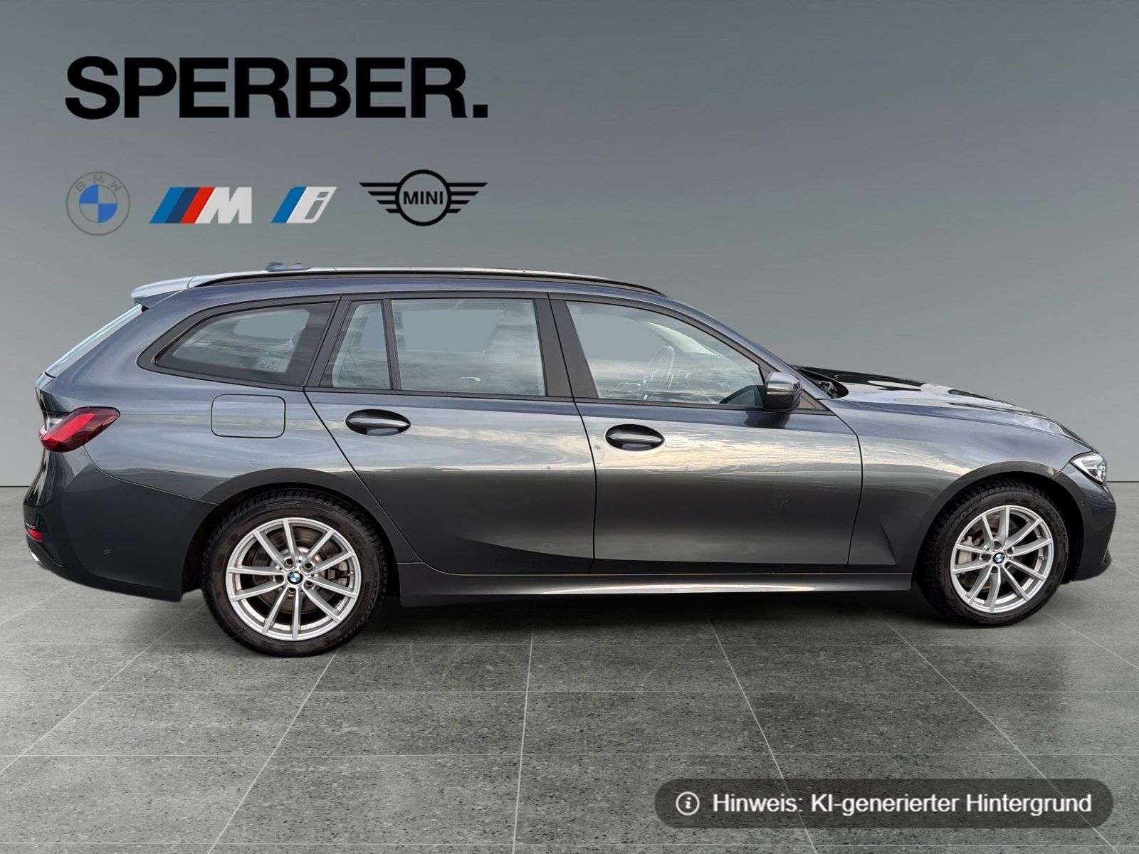 BMW 330 2022 г. Серый, пробег 56606 км