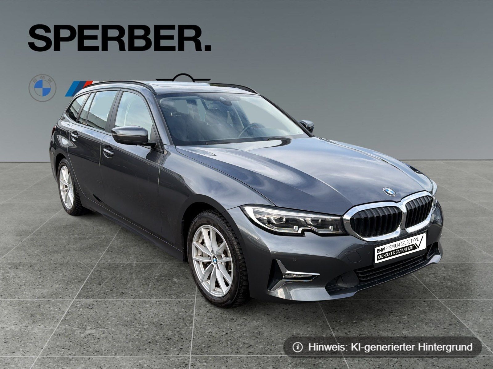 BMW 330 2022 г. Серый, пробег 56606 км