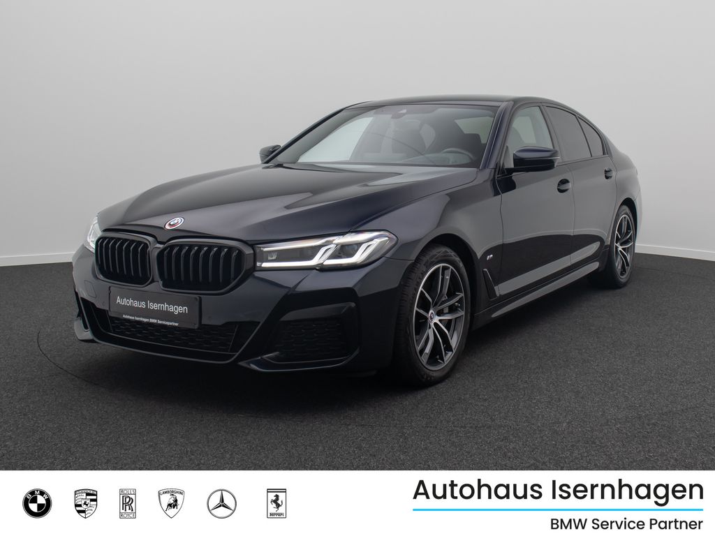 BMW 540 2022 г. Чёрный, пробег 51595 км