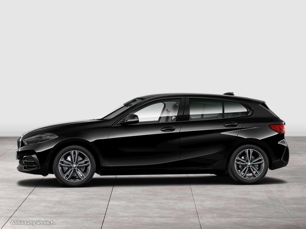 BMW 118 2023 г. Чёрный, пробег 20412 км