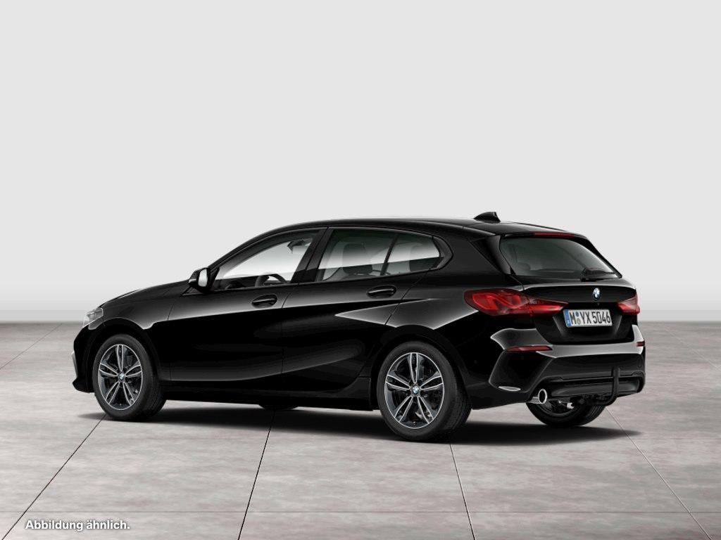 BMW 118 2023 г. Чёрный, пробег 20412 км