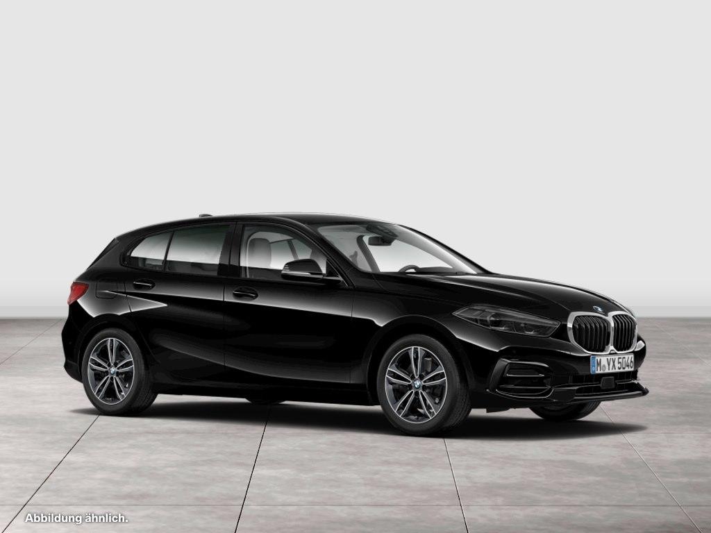 BMW 118 2023 г. Чёрный, пробег 20412 км