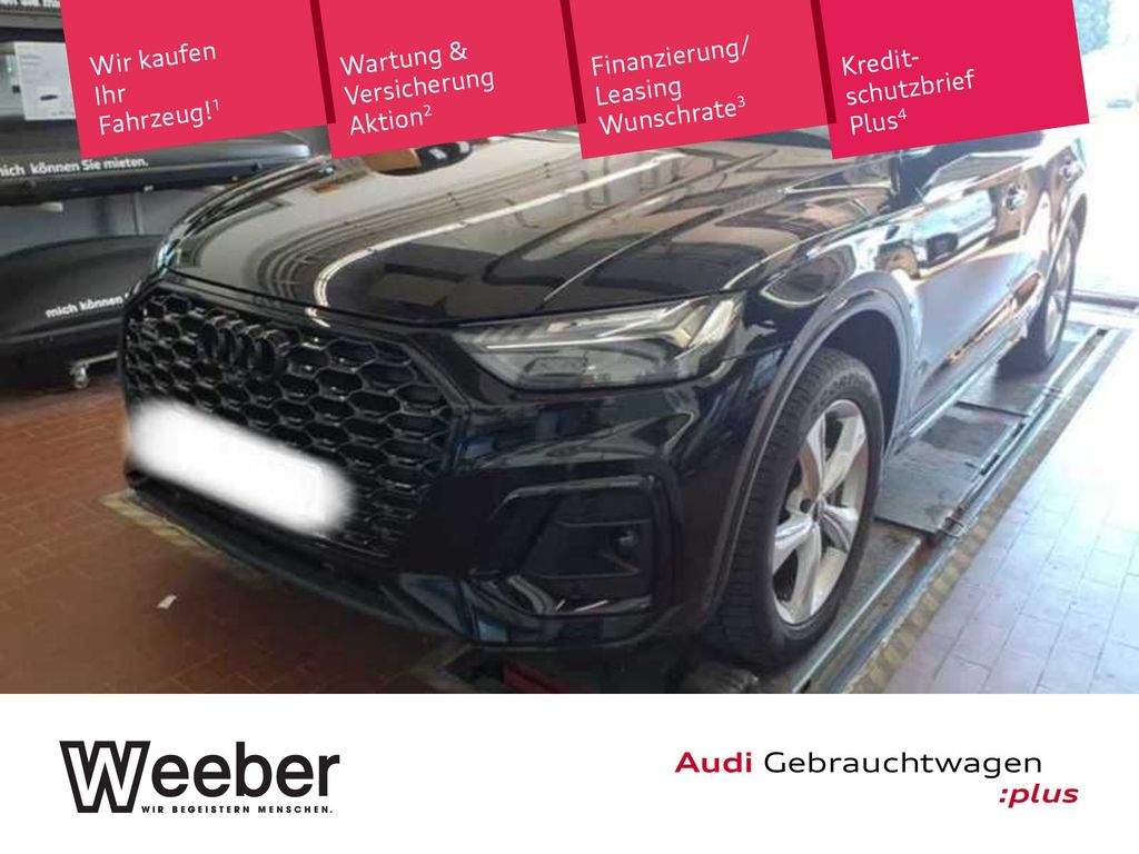 Audi Q5 2024 г. Чёрный, пробег 38186 км