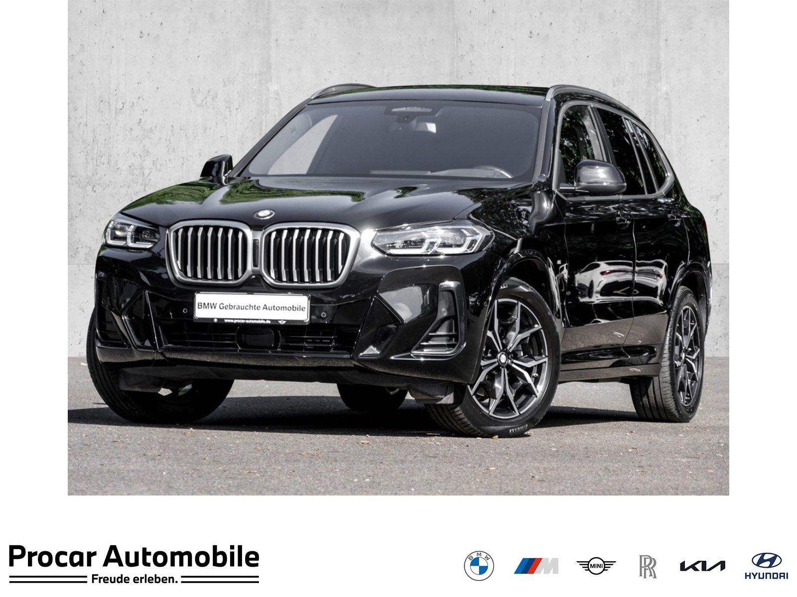 BMW X3 2024 г. Чёрный, пробег 28804 км
