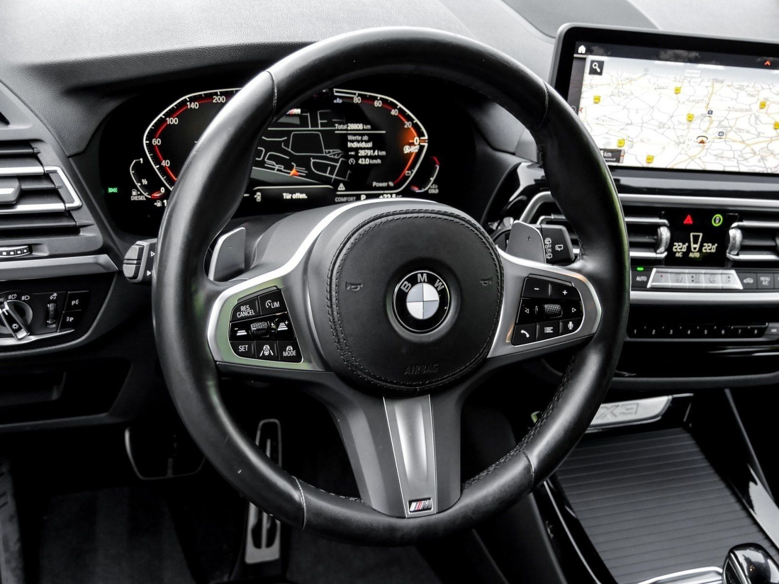 BMW X3 2024 г. Чёрный, пробег 28804 км