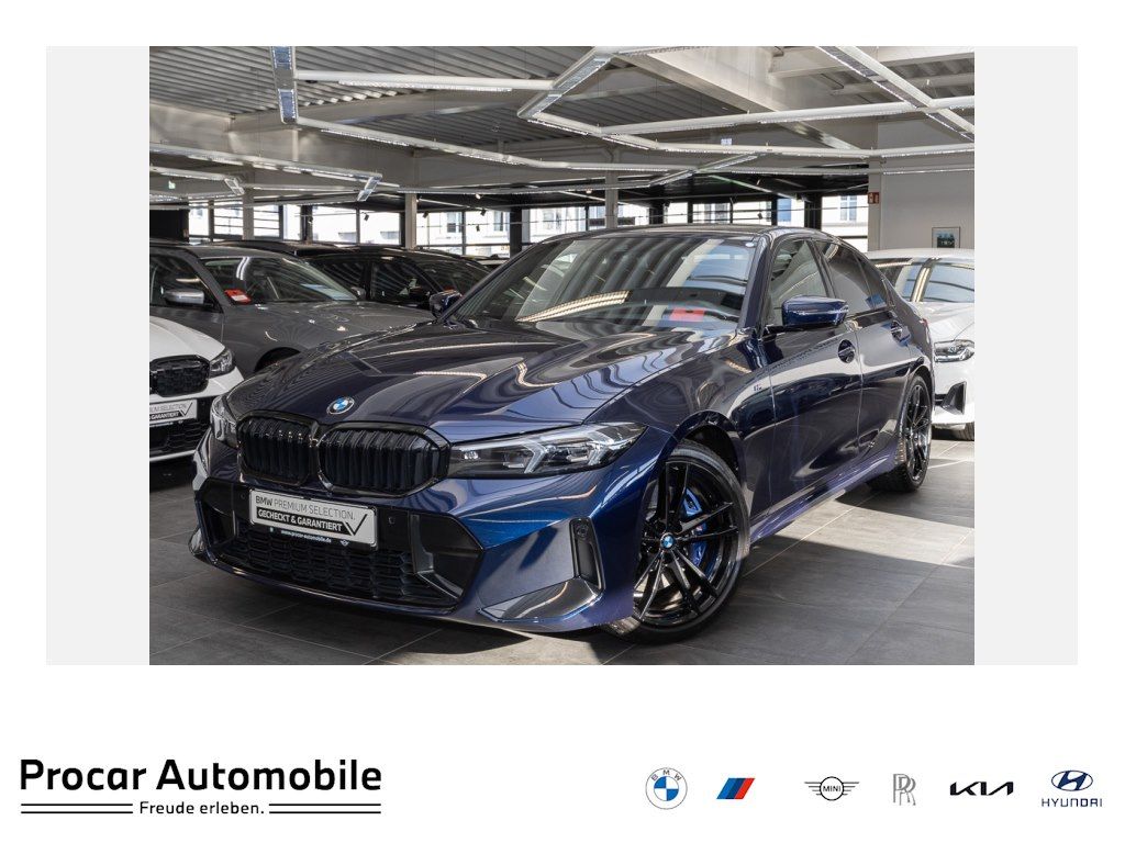 BMW 330 2023 г. Синий, пробег 38798 км