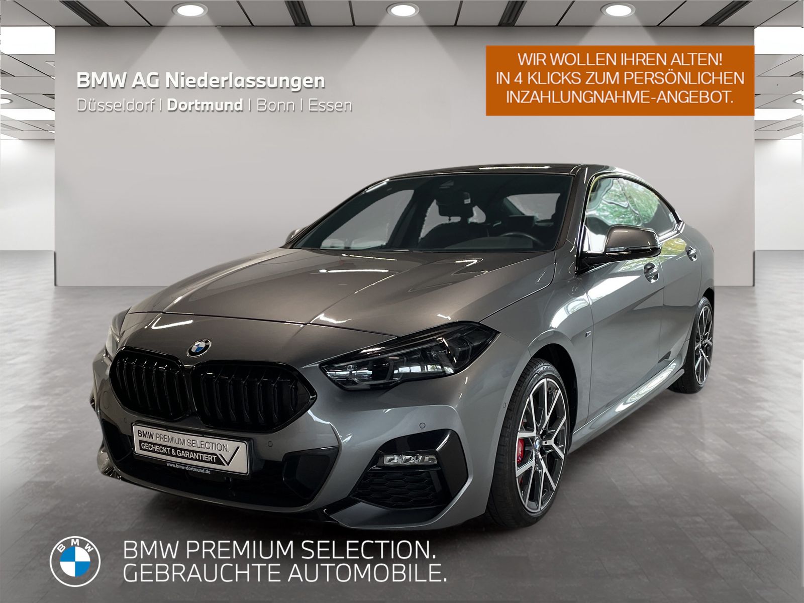 BMW 218 GRAN COUPÉ 2023 г. Серый, пробег 48576 км